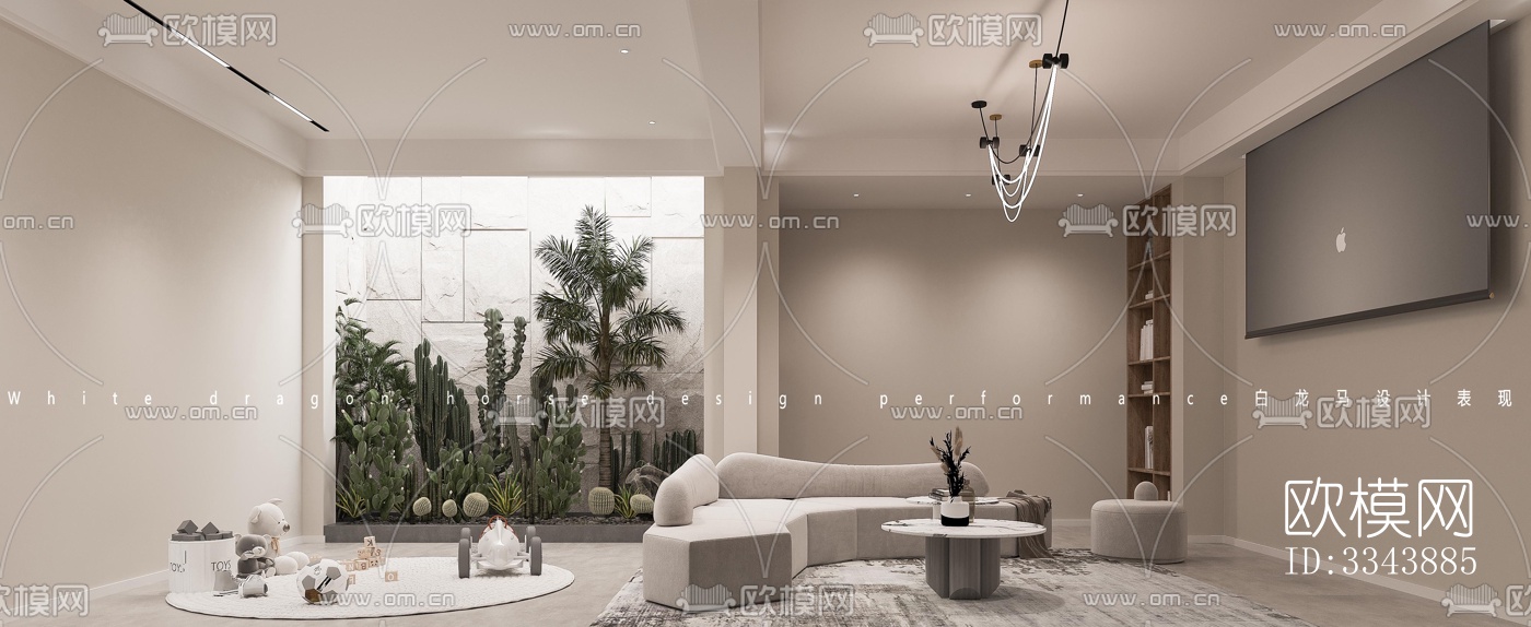 现代别墅效果图下载（渲染图2）