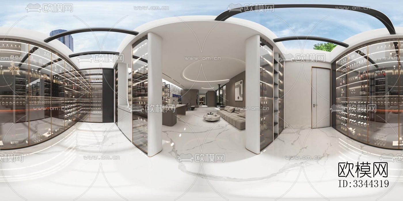 现代别墅效果图下载（渲染图5）