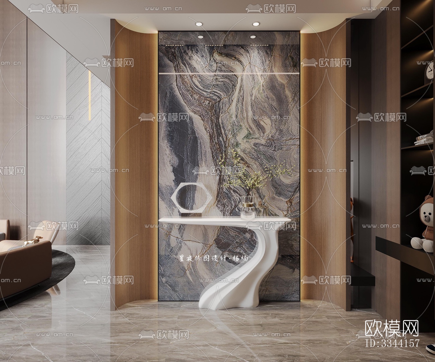 现代别墅效果图下载（渲染图1）