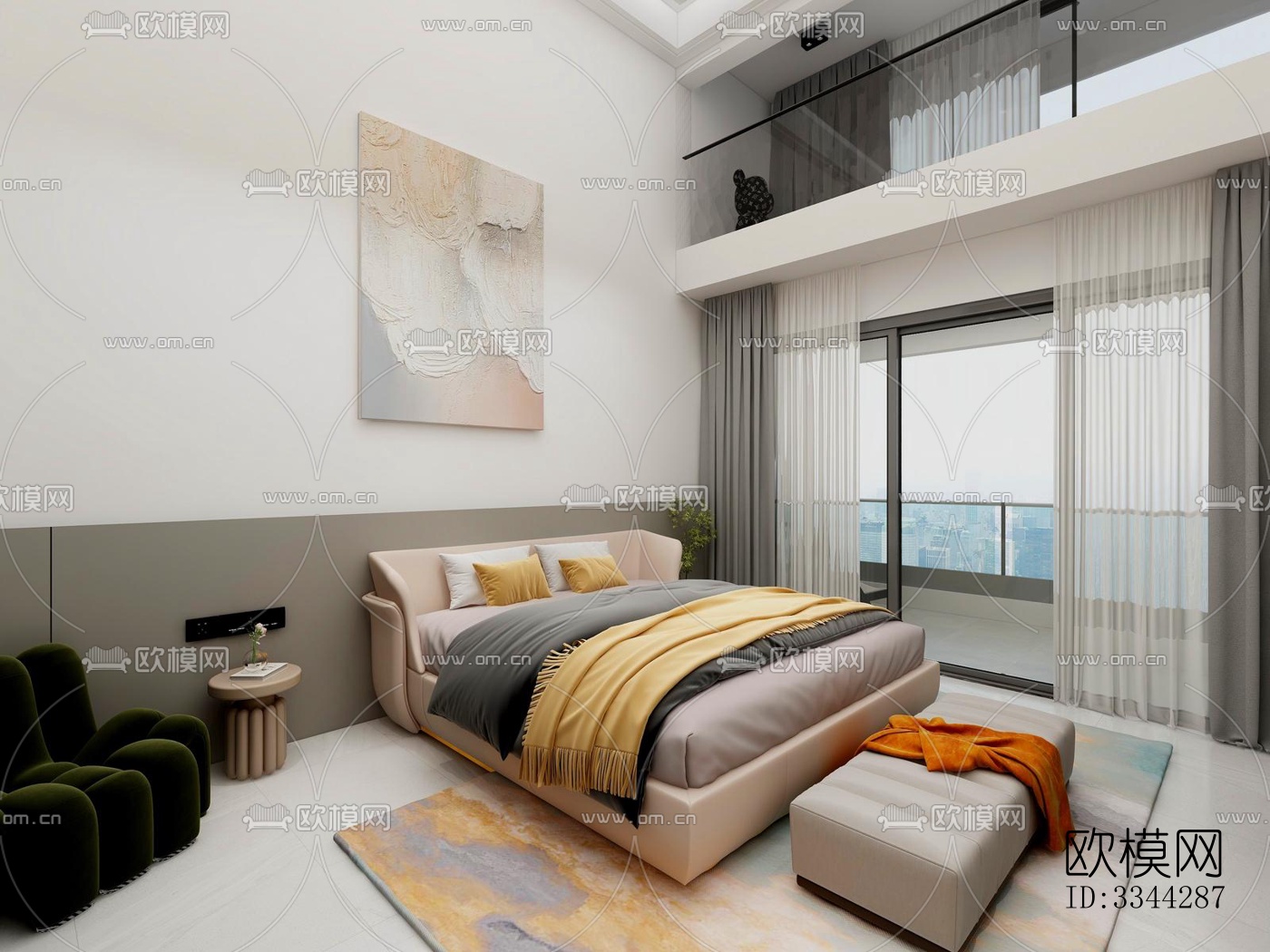 现代别墅效果图下载（渲染图8）