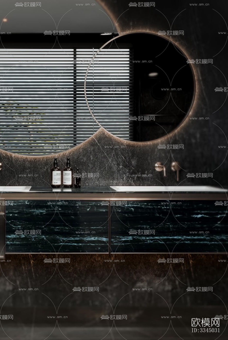 现代卫生间效果图下载（渲染图15）