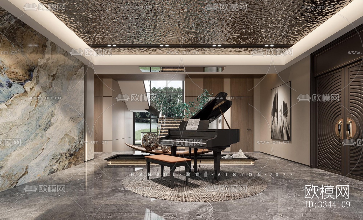 现代别墅效果图下载（渲染图4）