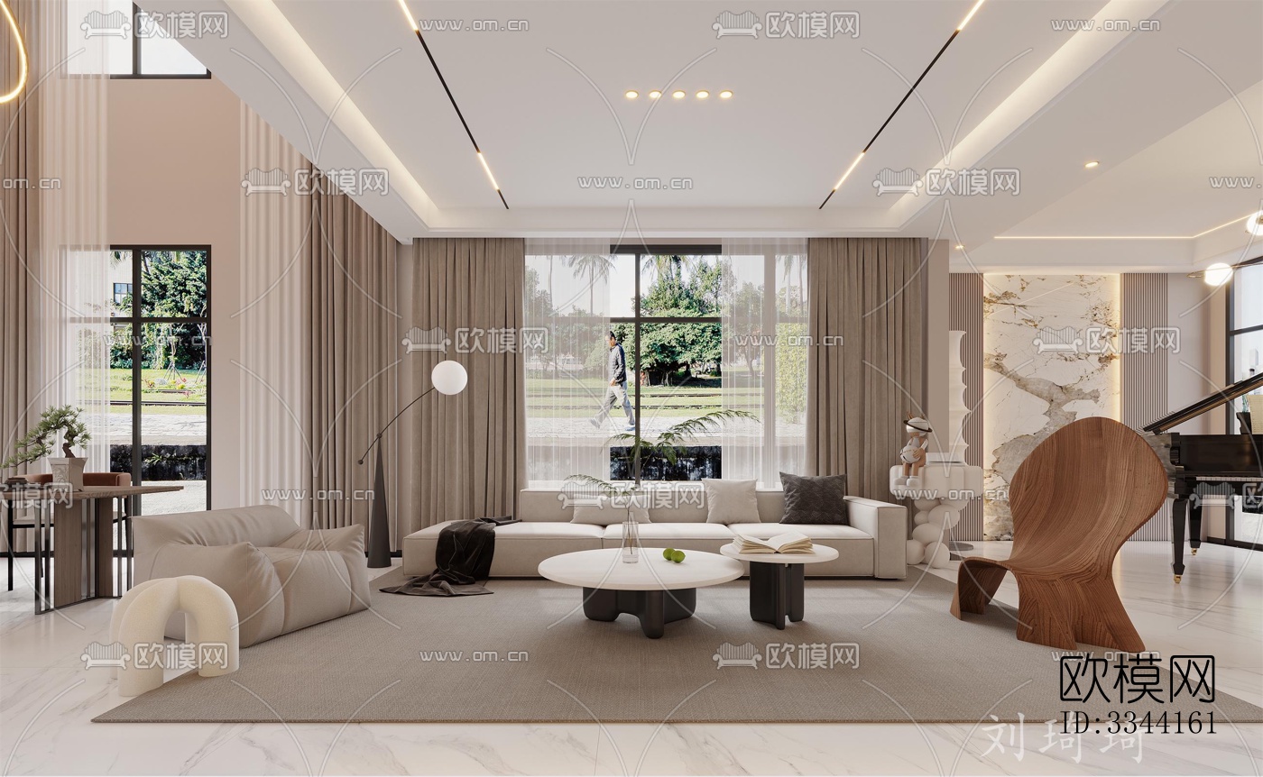 现代别墅效果图下载（渲染图5）