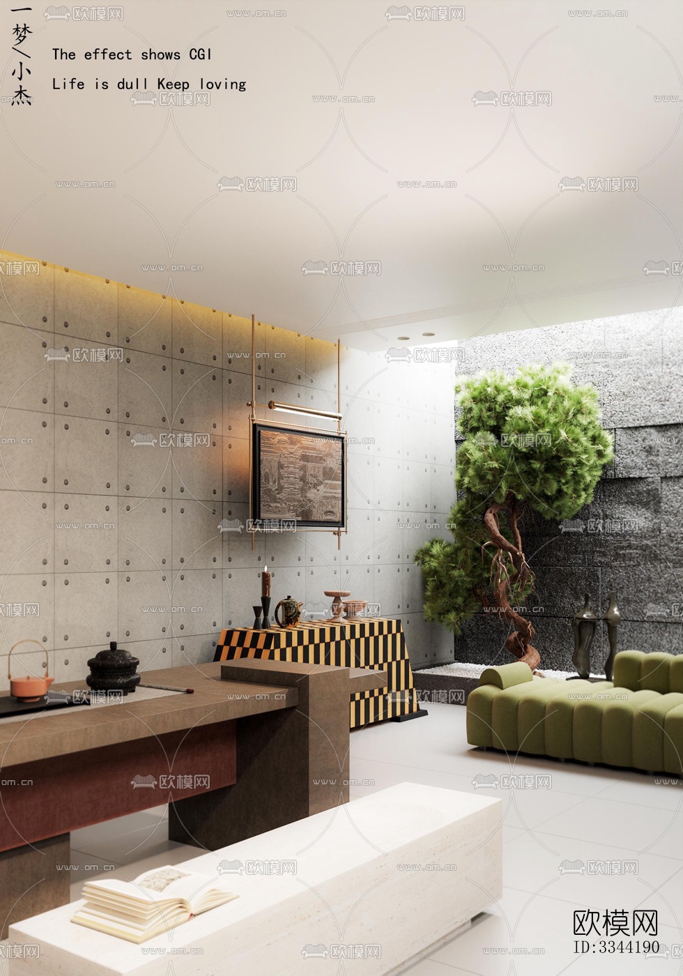 现代别墅效果图下载（渲染图5）