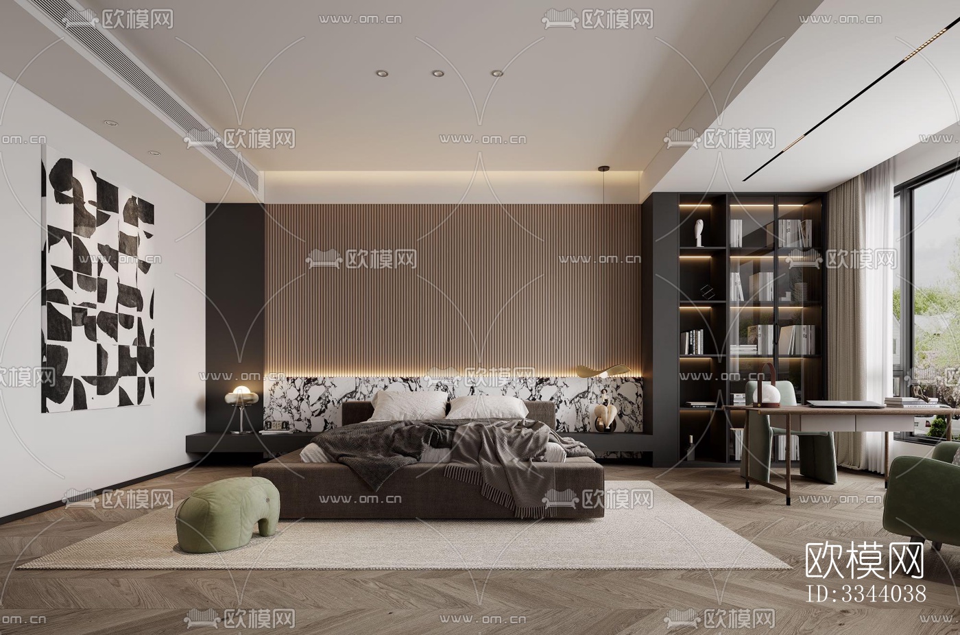 现代别墅效果图下载（渲染图8）