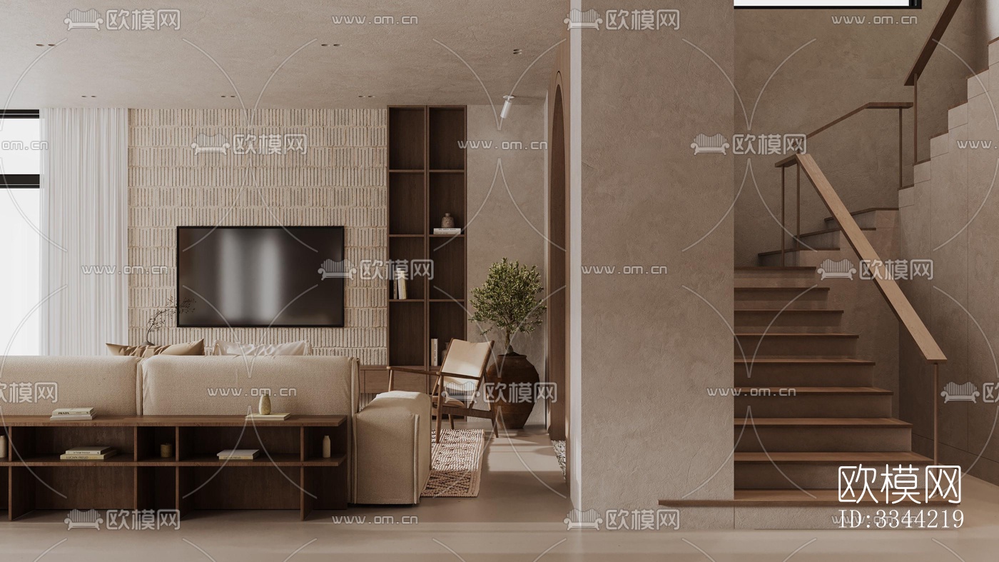 现代别墅效果图下载（渲染图8）