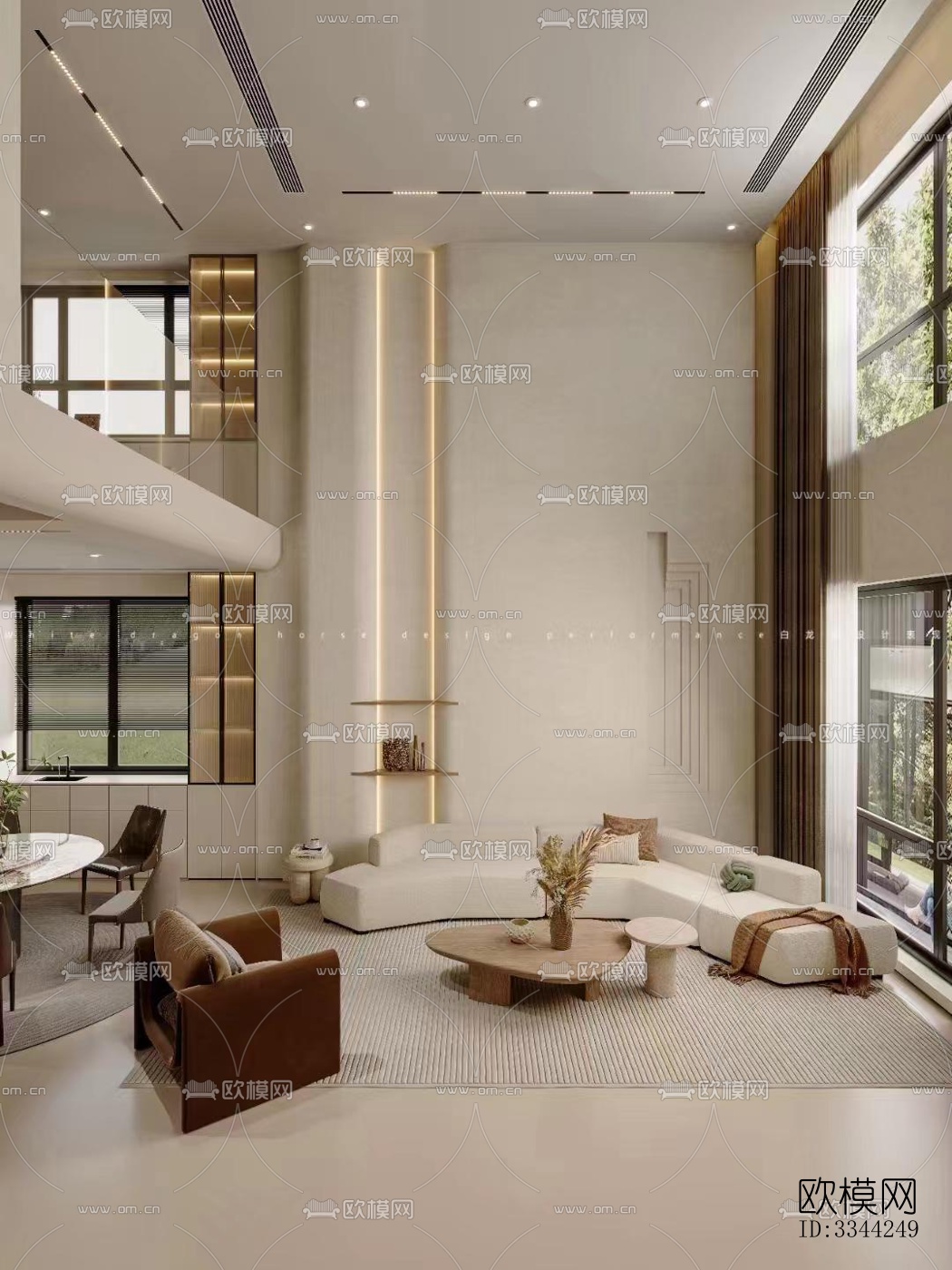 现代别墅效果图下载（渲染图7）