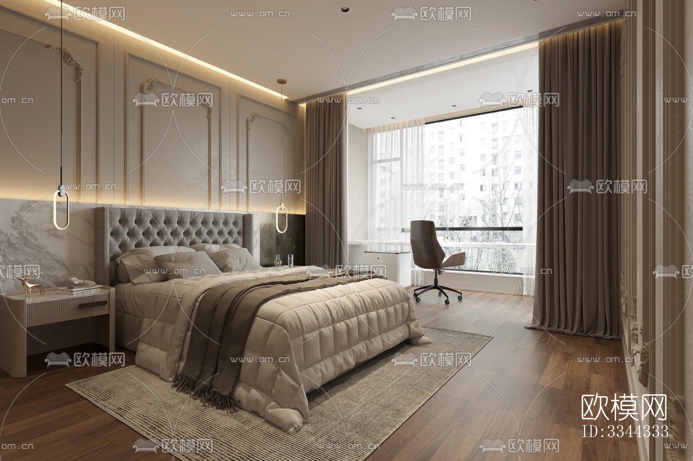 现代别墅效果图下载（渲染图18）