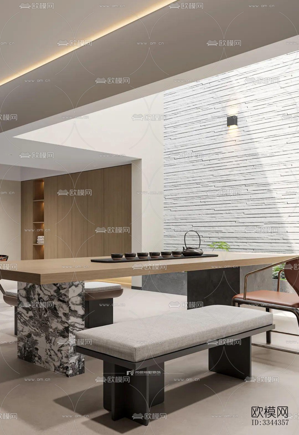 现代别墅效果图下载（渲染图7）