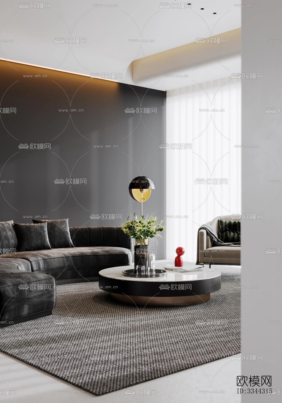 现代别墅效果图下载（渲染图11）