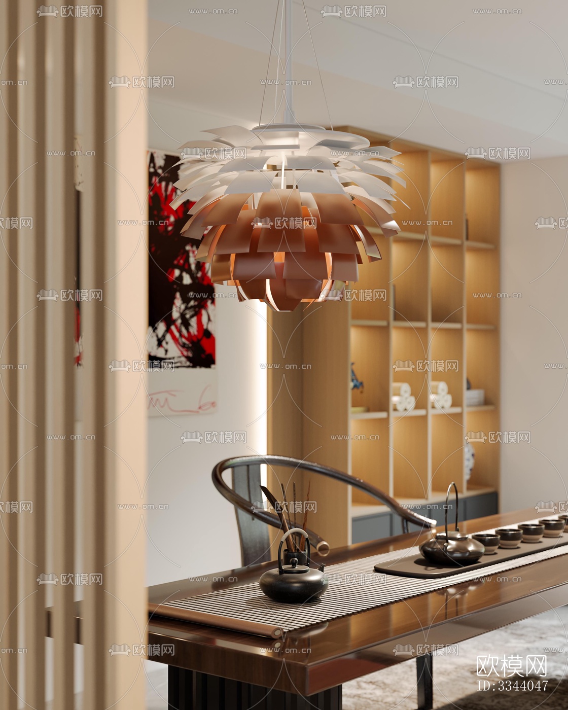 现代别墅效果图下载（渲染图12）