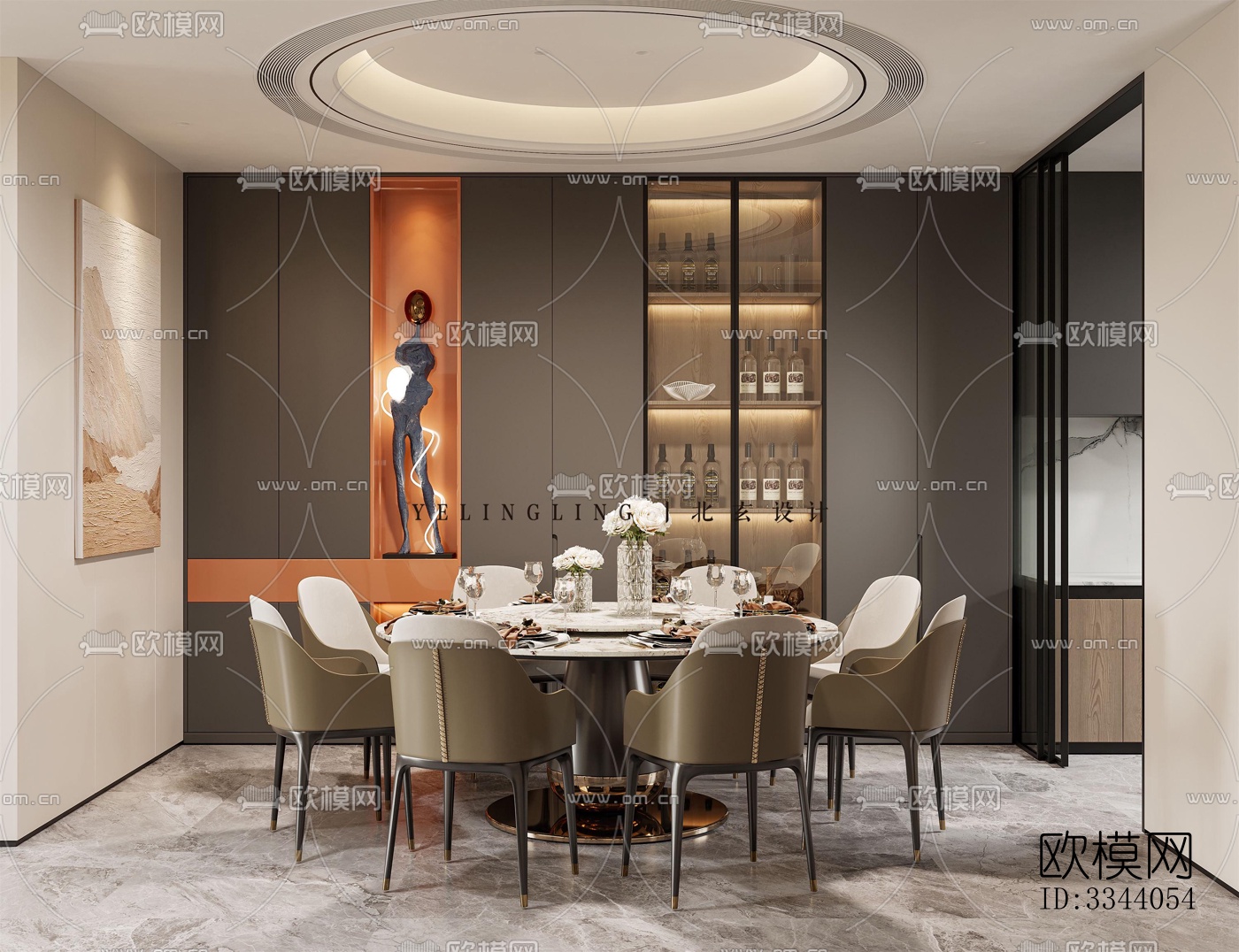 现代别墅效果图下载（渲染图11）