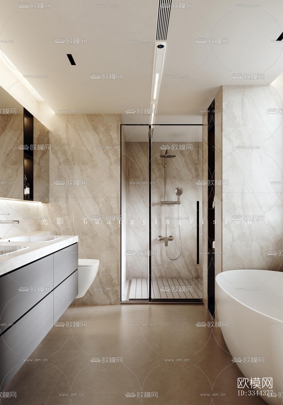 现代别墅效果图下载（渲染图11）