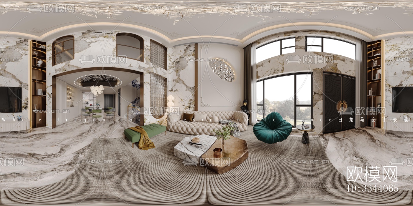 现代别墅效果图下载（渲染图8）