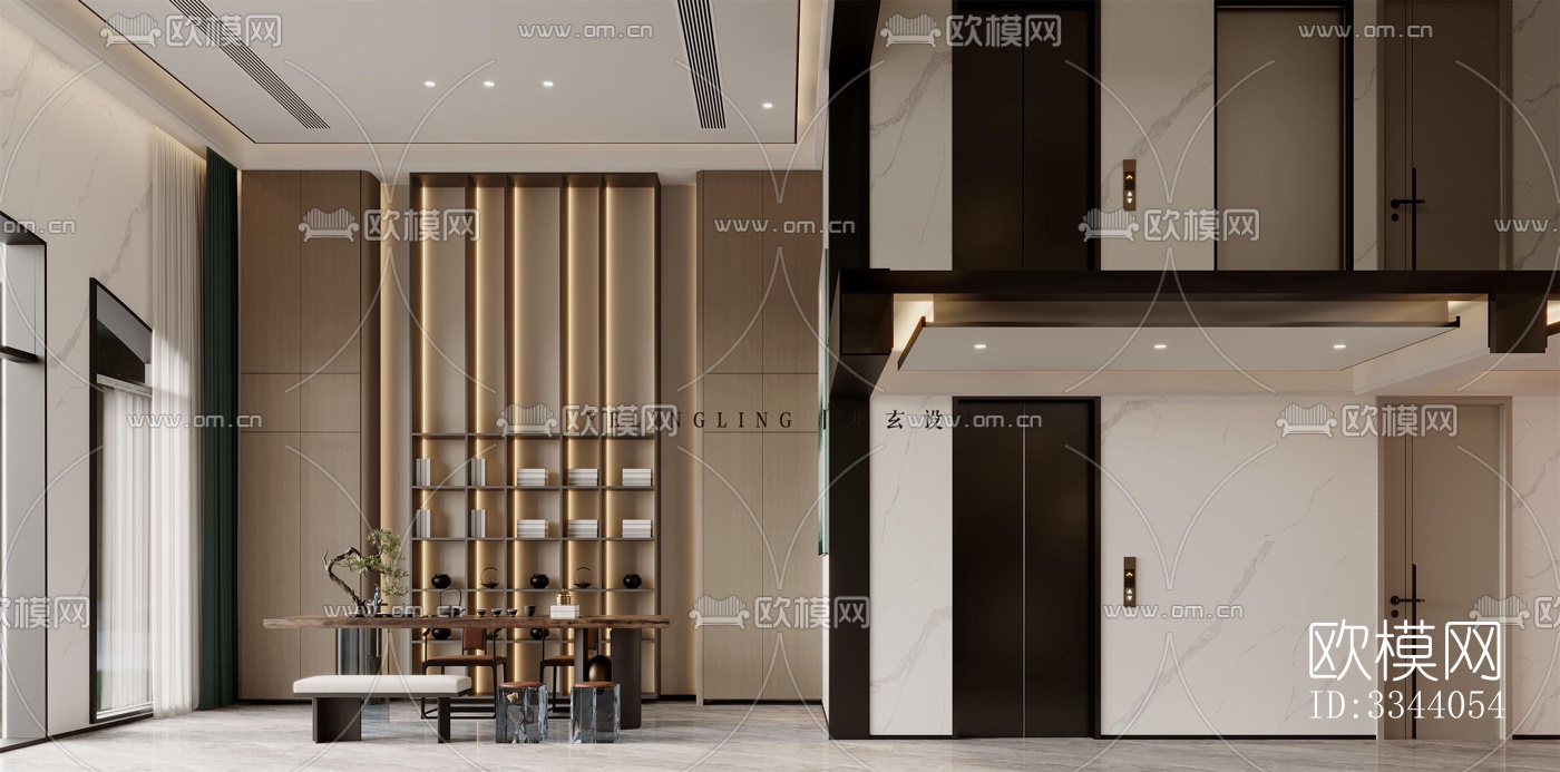 现代别墅效果图下载（渲染图7）