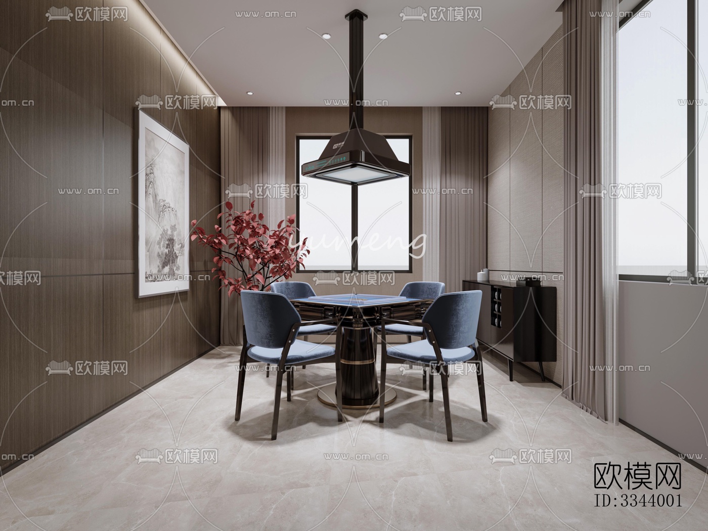 现代别墅效果图下载（渲染图1）