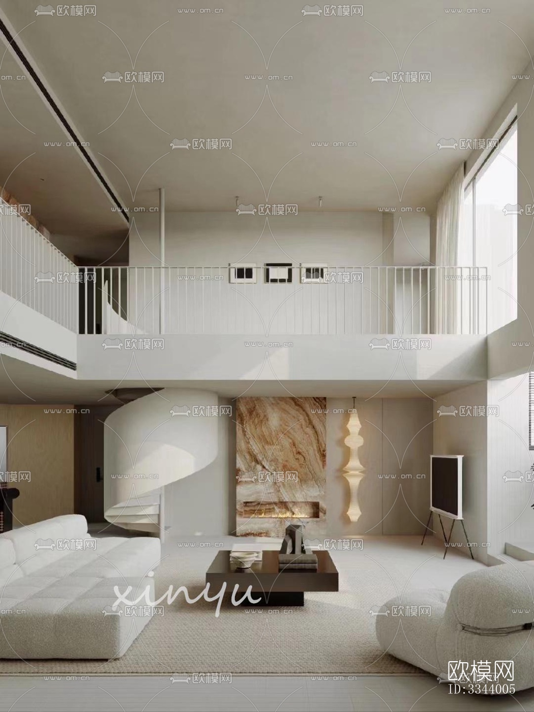 现代别墅效果图下载（渲染图9）