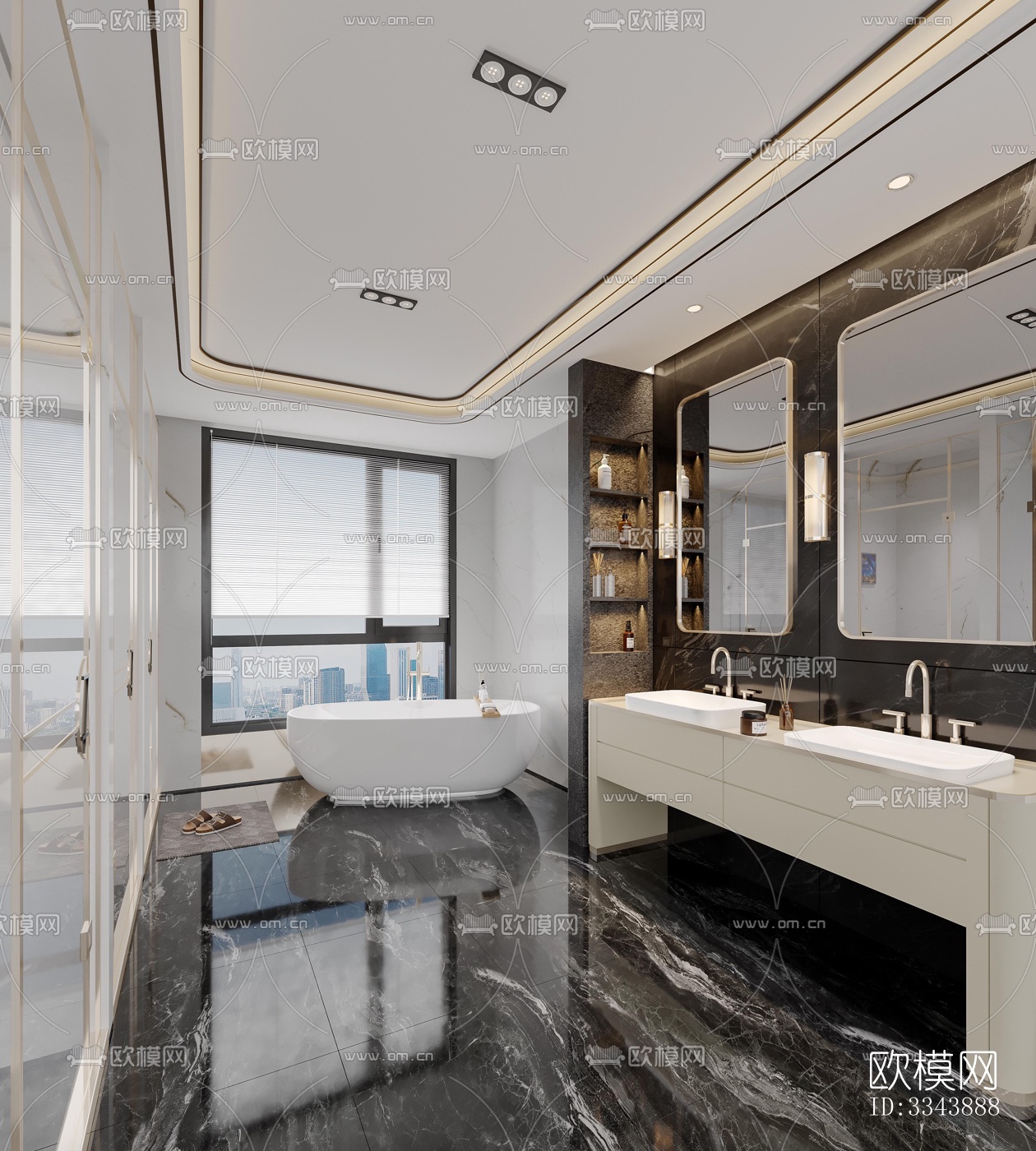 现代别墅效果图下载（渲染图9）