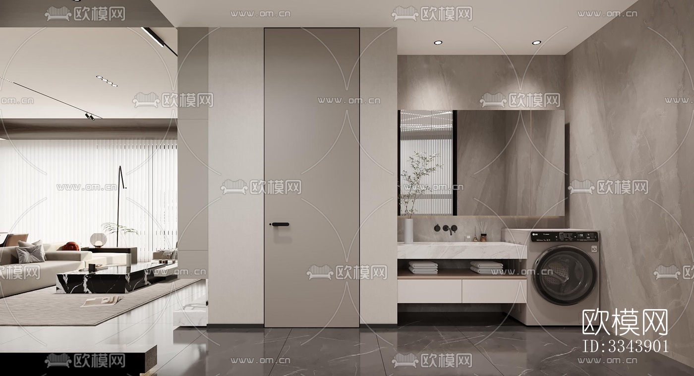 现代别墅效果图下载（渲染图10）