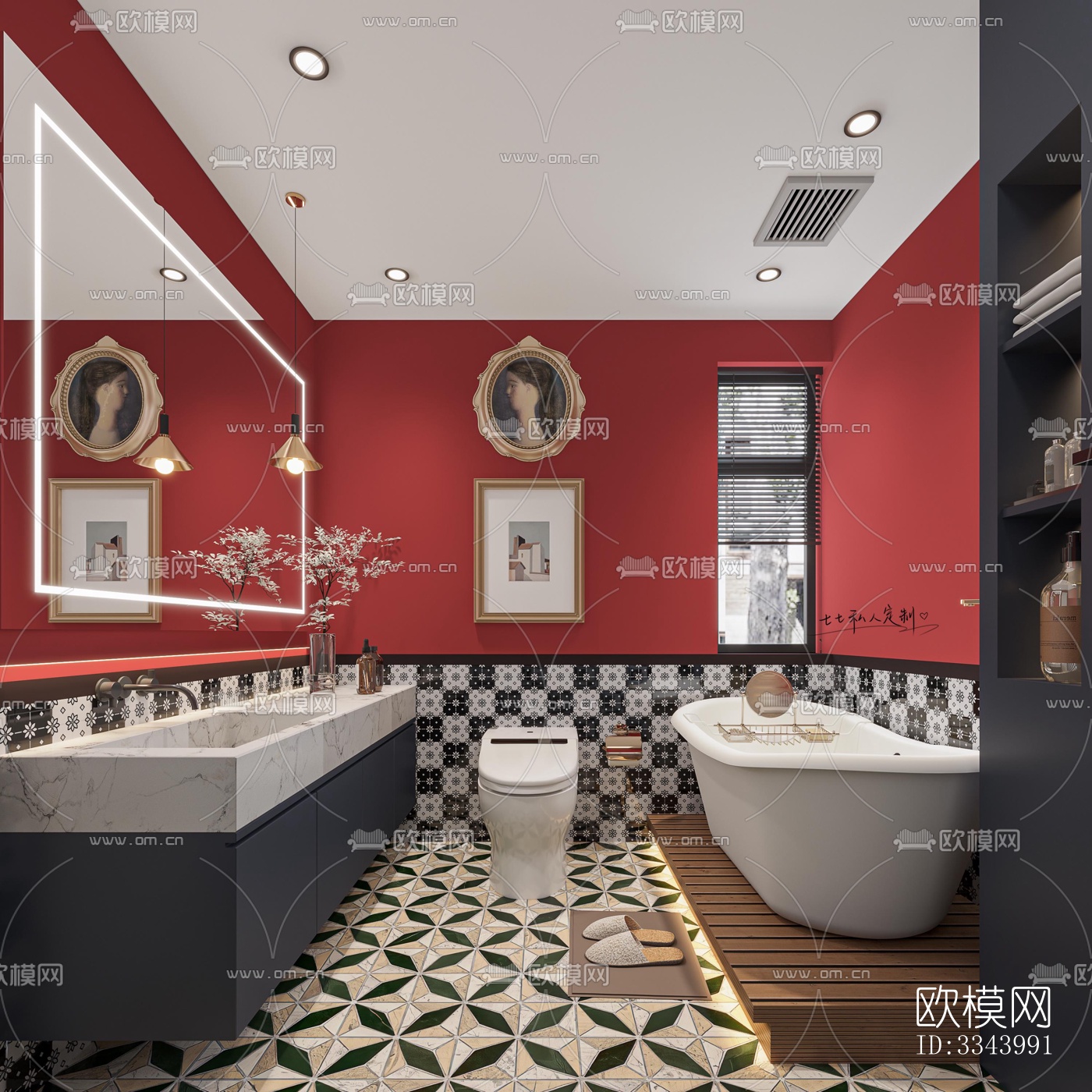 现代别墅效果图下载（渲染图6）