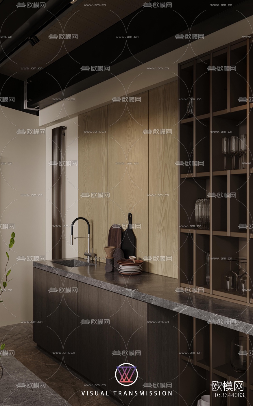 现代别墅效果图下载（渲染图14）