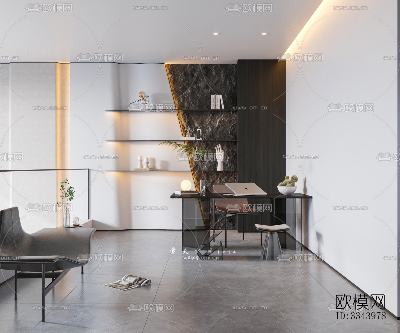 现代别墅效果图下载（渲染图8）