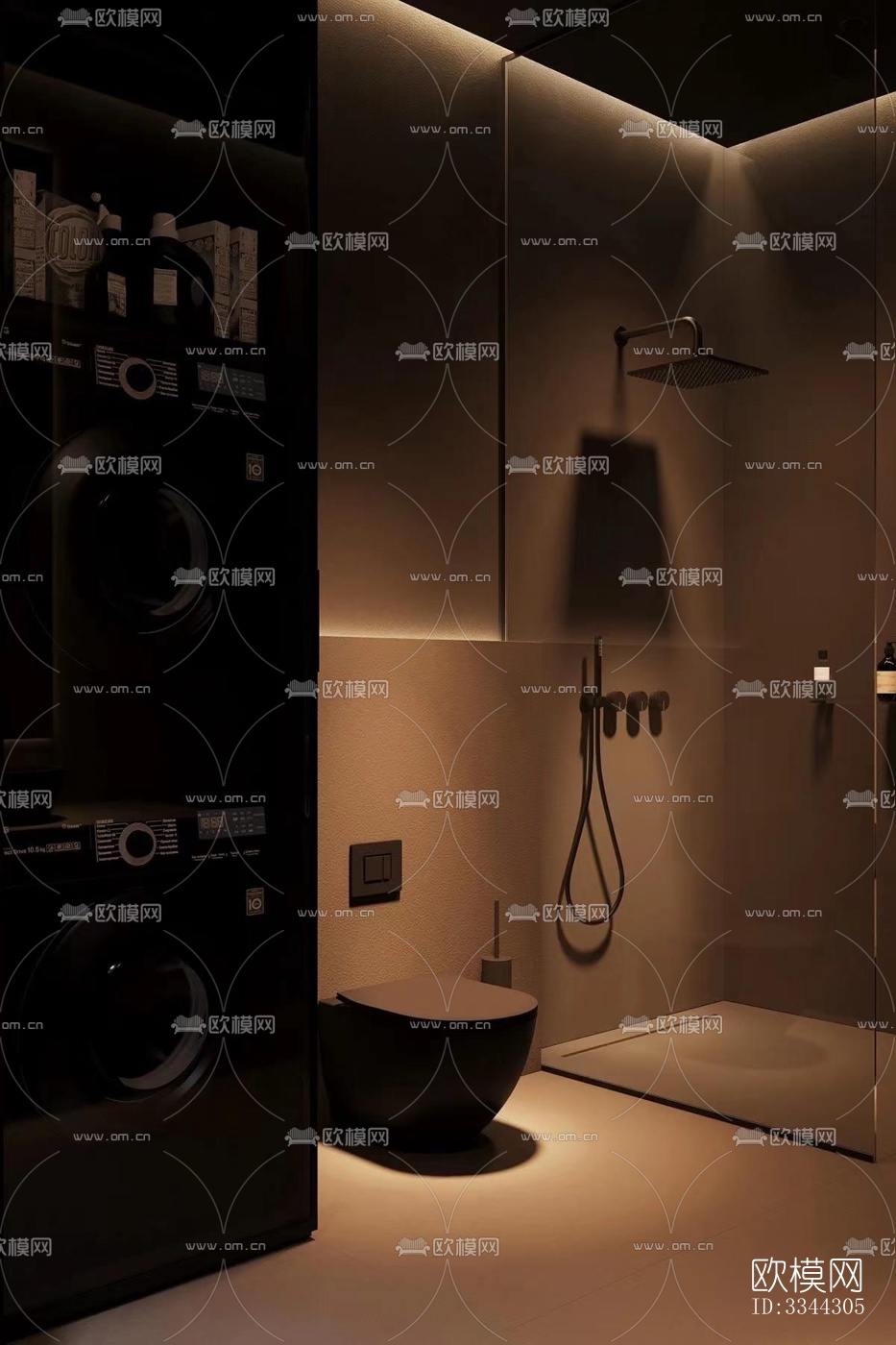 现代别墅效果图下载（渲染图1）