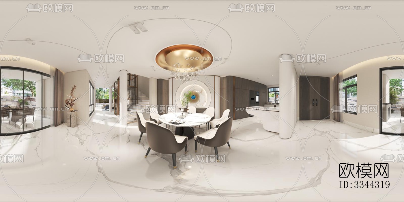 现代别墅效果图下载（渲染图6）