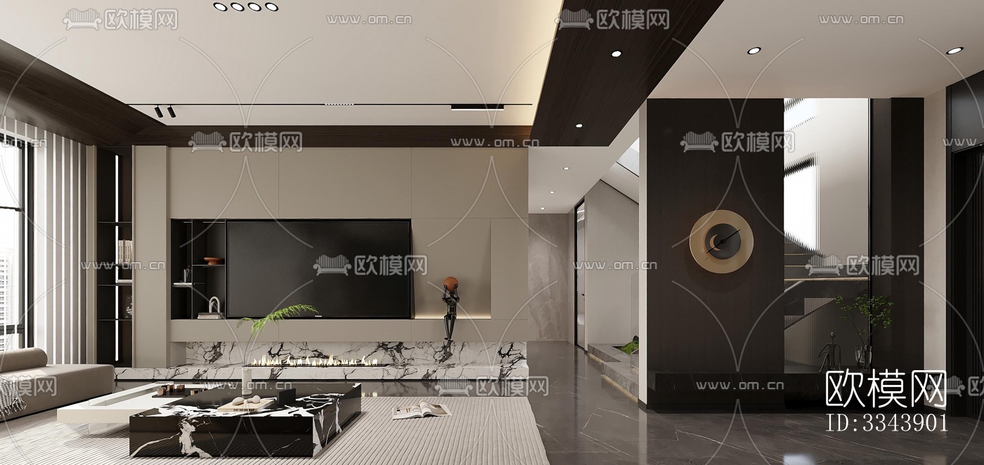 现代别墅效果图下载（渲染图11）