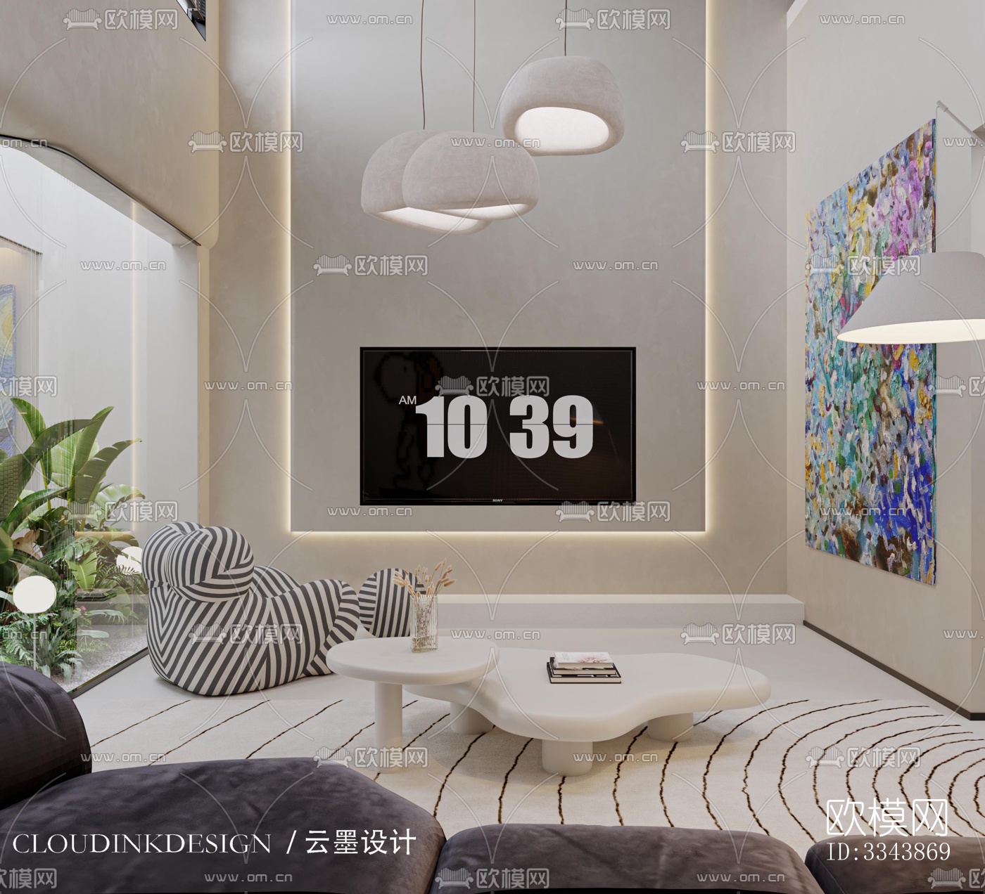 现代别墅效果图下载（渲染图9）