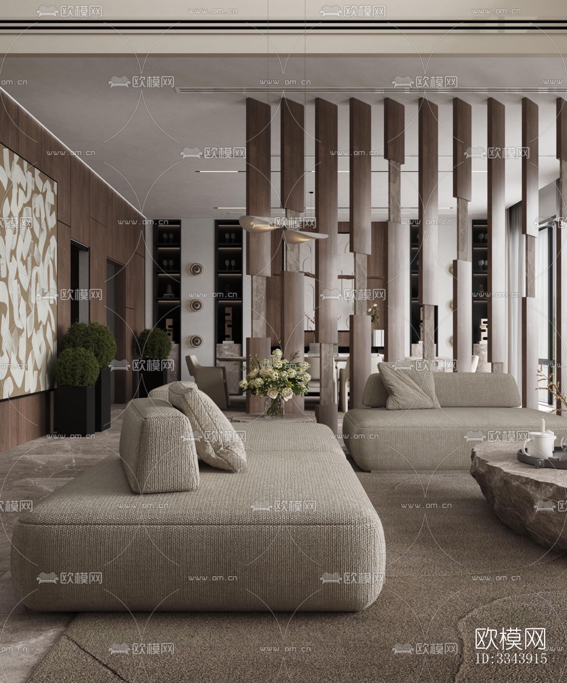 现代别墅效果图下载（渲染图9）