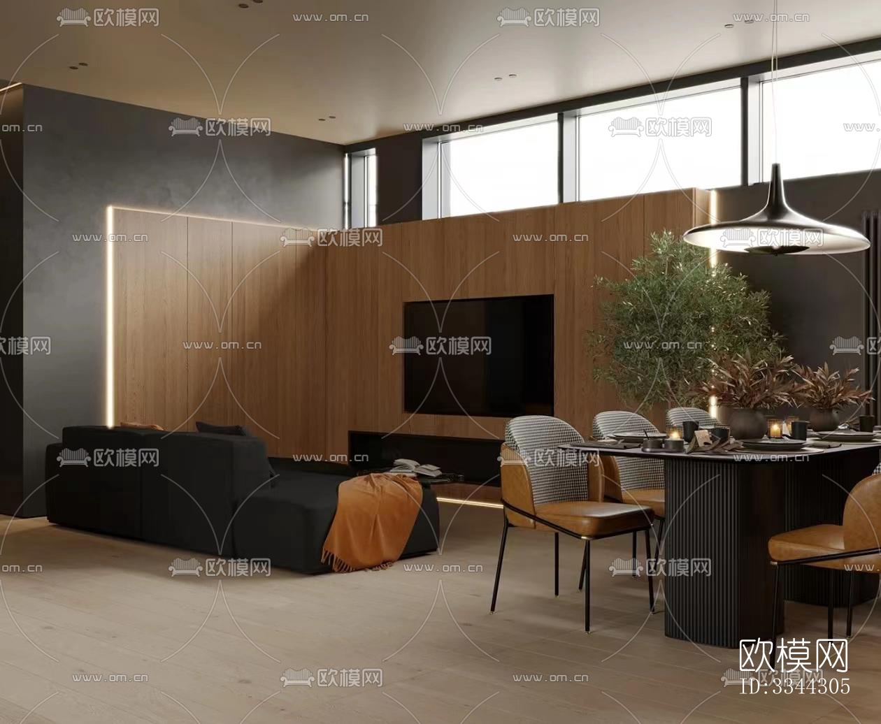 现代别墅效果图下载（渲染图20）