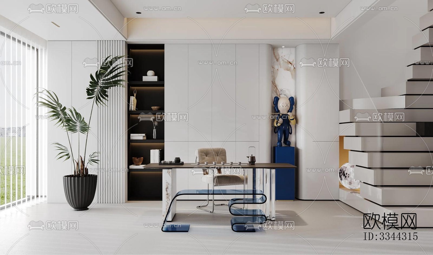 现代别墅效果图下载（渲染图3）