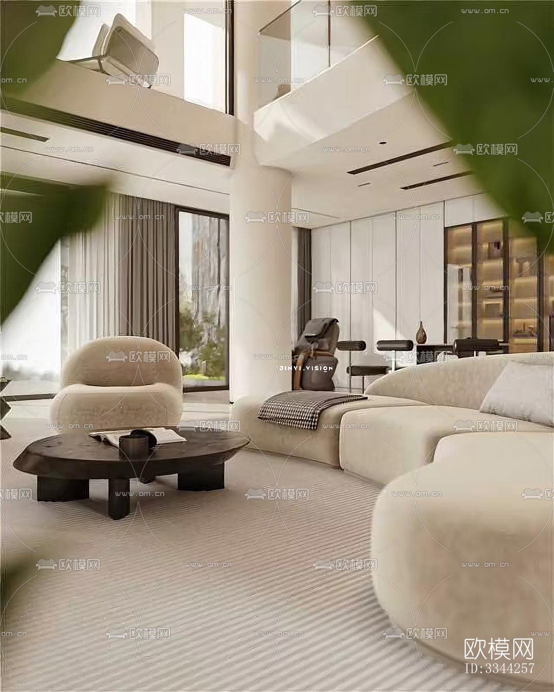 现代别墅效果图下载（渲染图4）