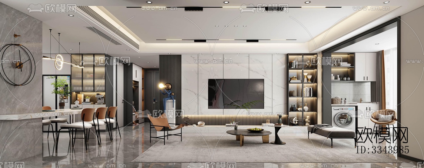 现代别墅效果图下载（渲染图5）