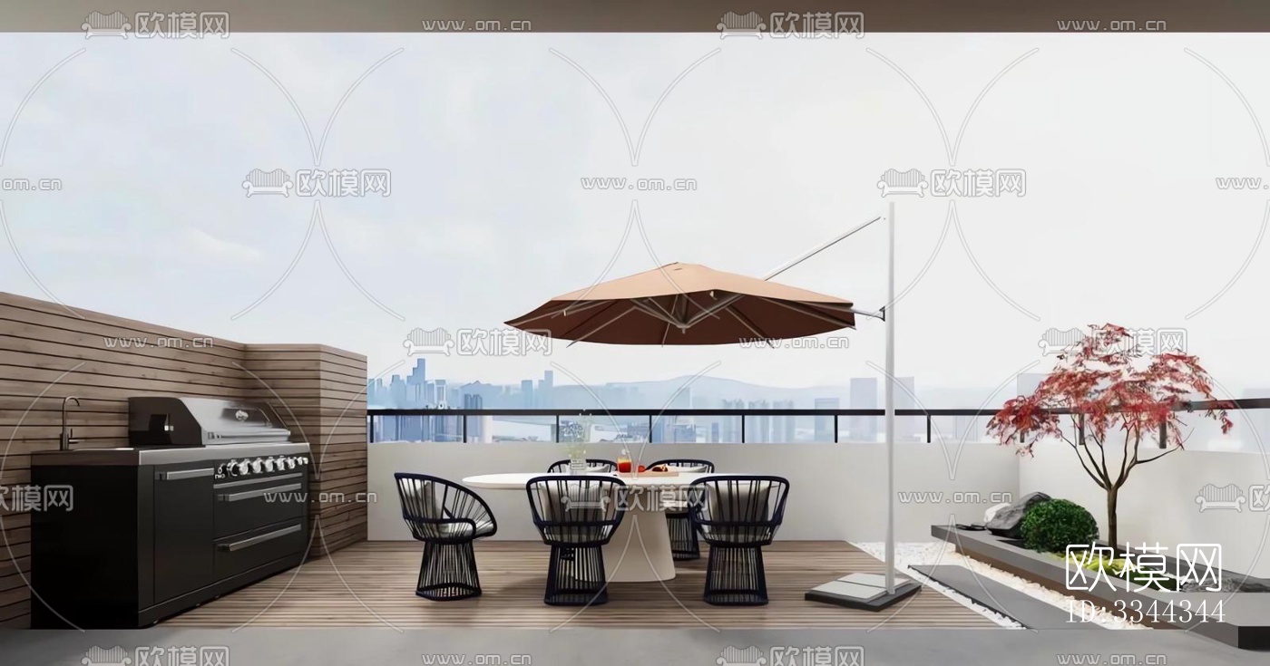 现代别墅效果图下载（渲染图11）