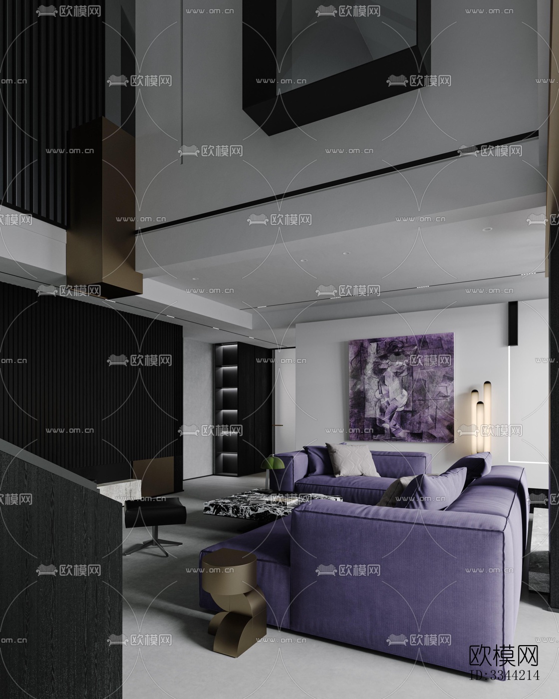 现代别墅效果图下载（渲染图5）