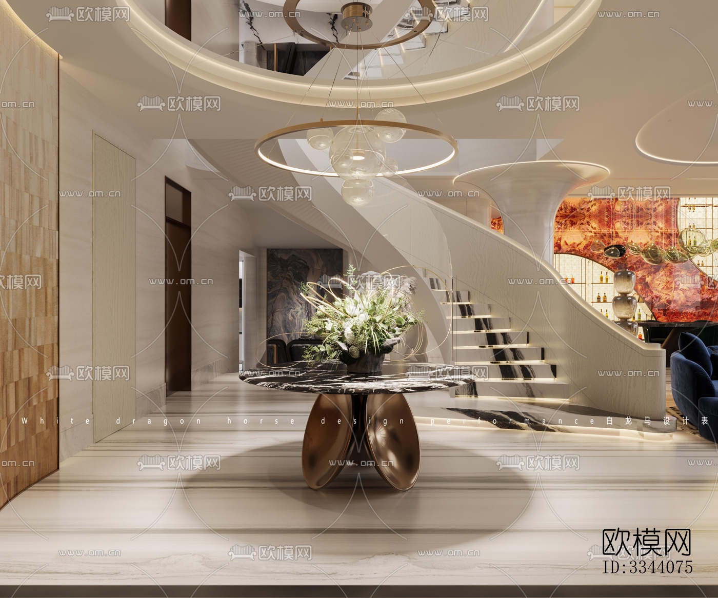 现代别墅效果图下载（渲染图5）