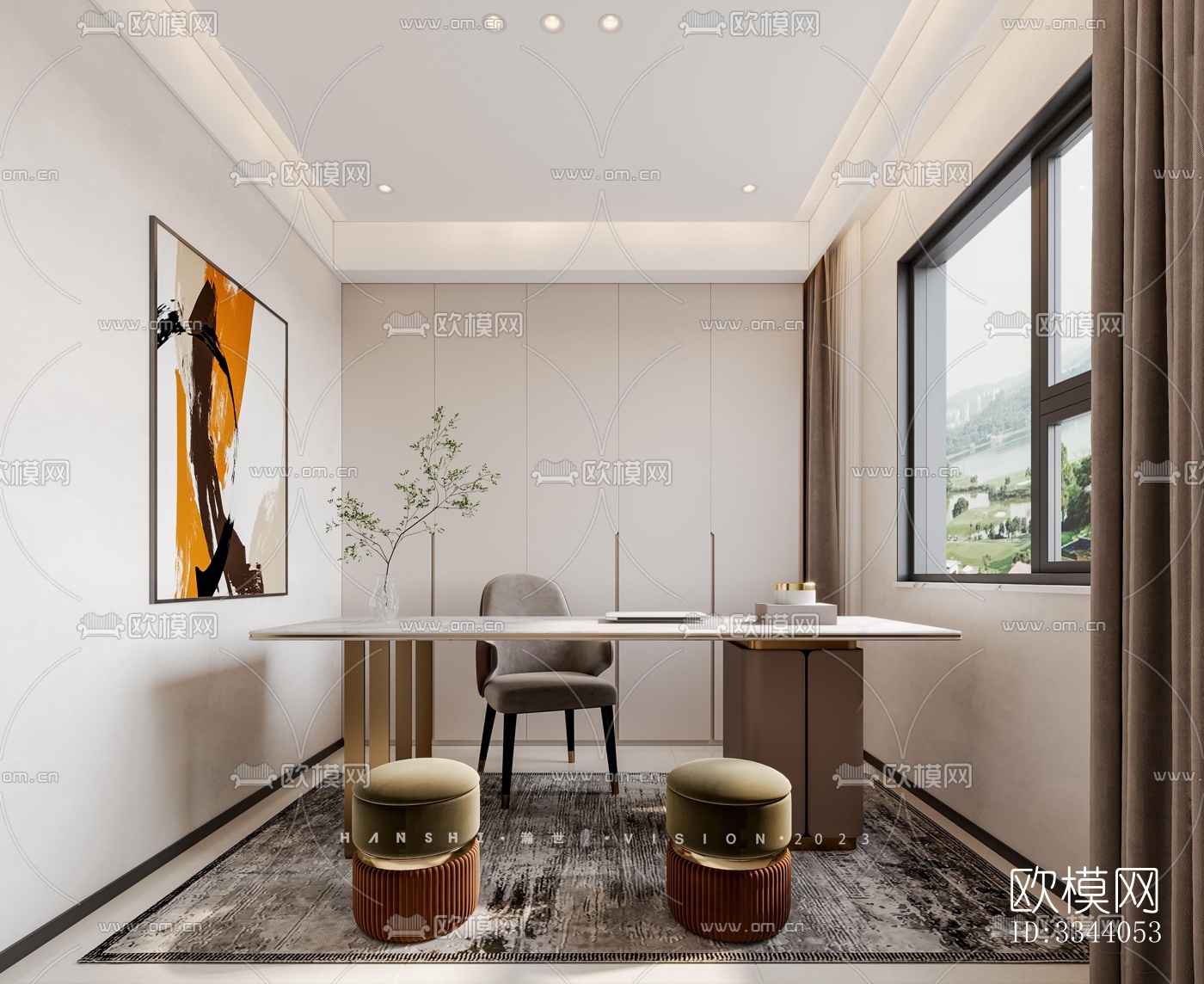 现代别墅效果图下载（渲染图10）