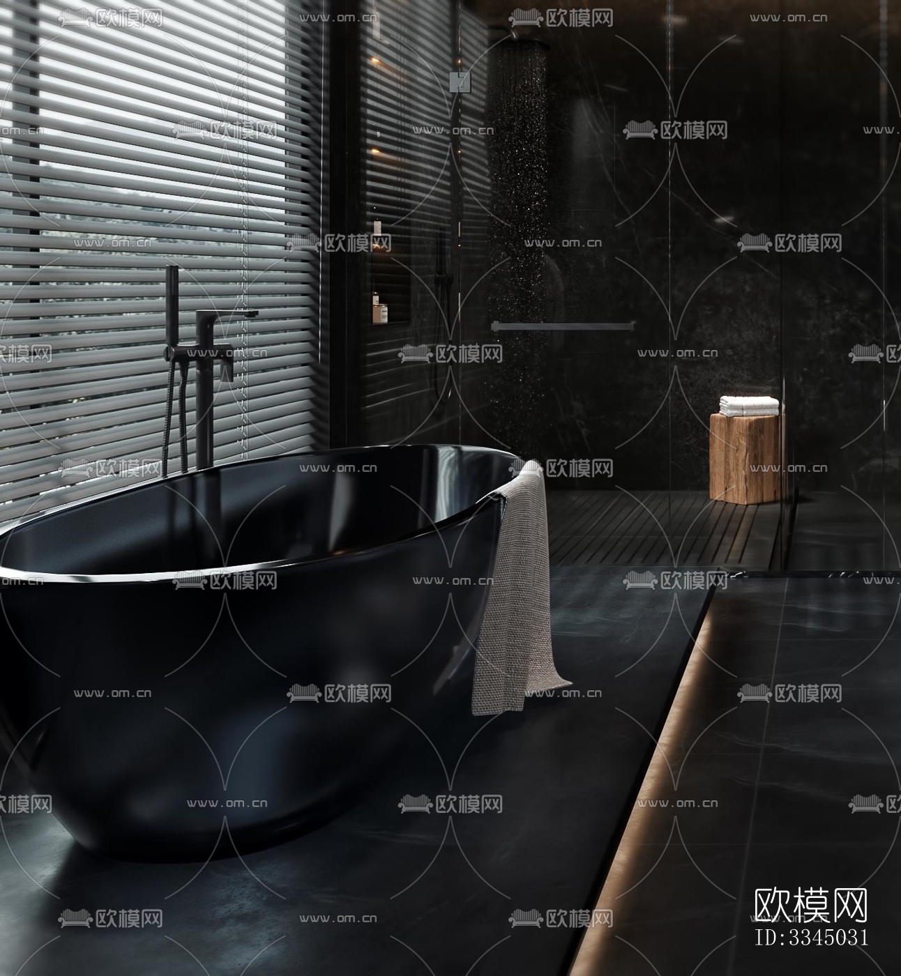 现代卫生间效果图下载（渲染图14）