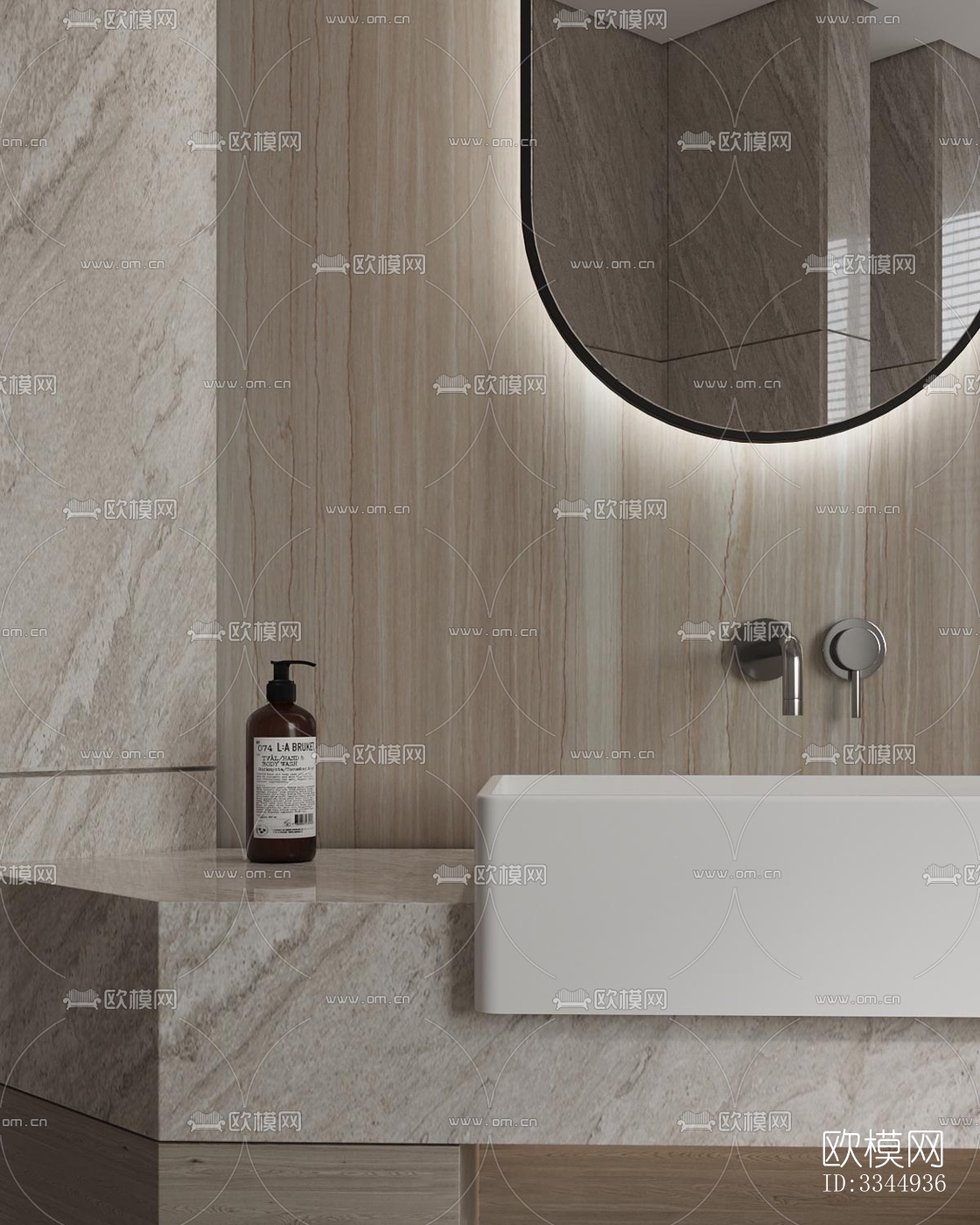 现代卧室效果图下载（渲染图4）