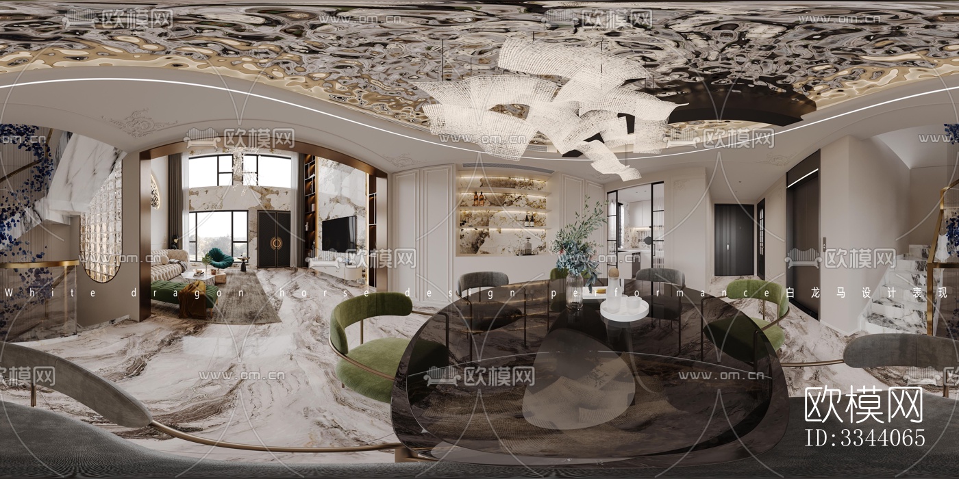 现代别墅效果图下载（渲染图6）