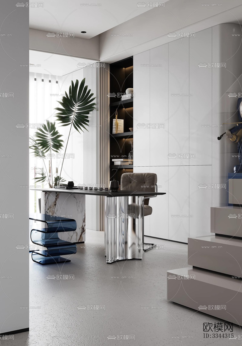 现代别墅效果图下载（渲染图15）