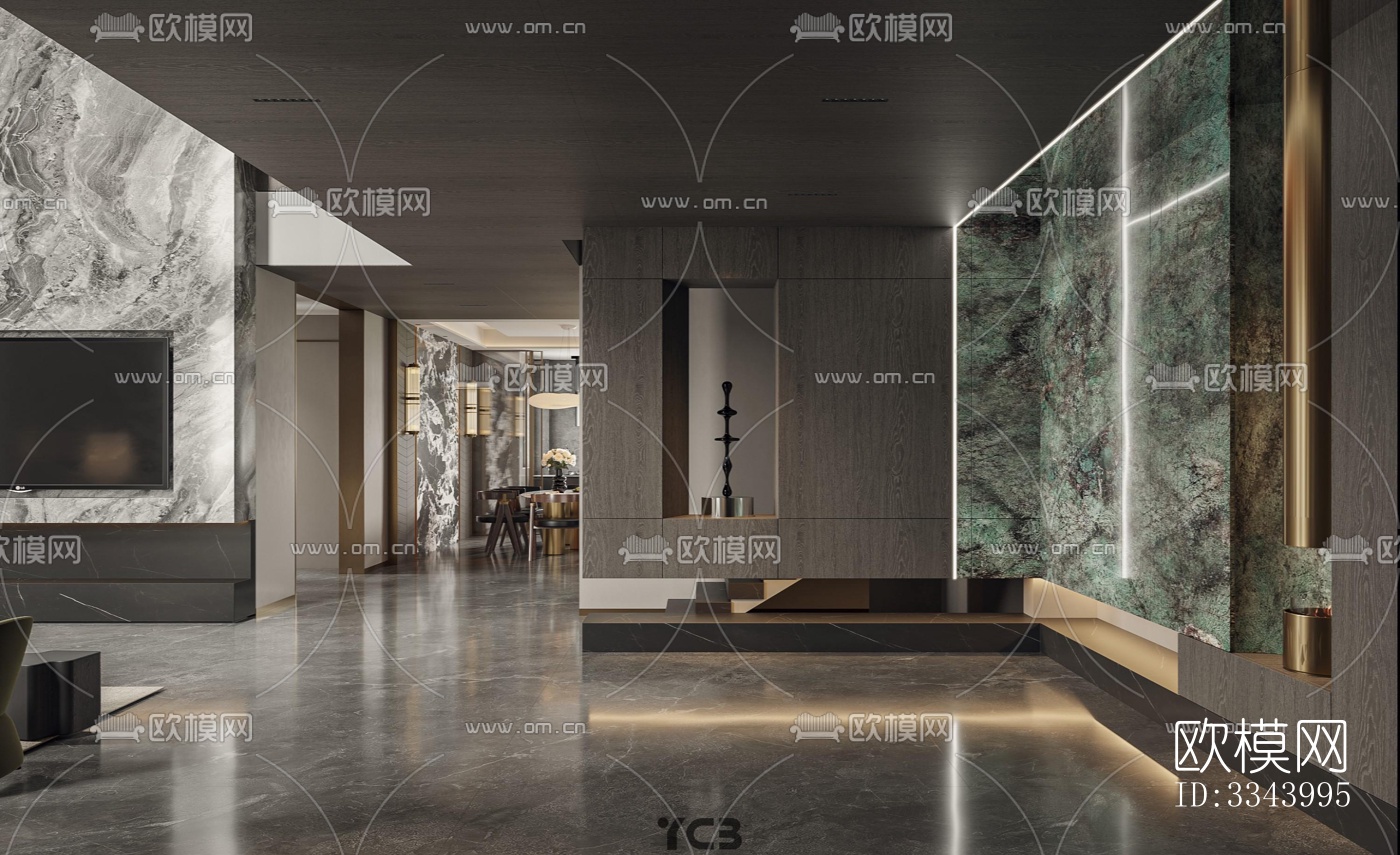 现代别墅效果图下载（渲染图8）