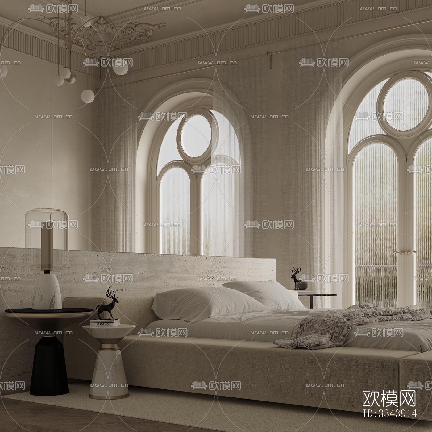 现代别墅效果图下载（渲染图7）