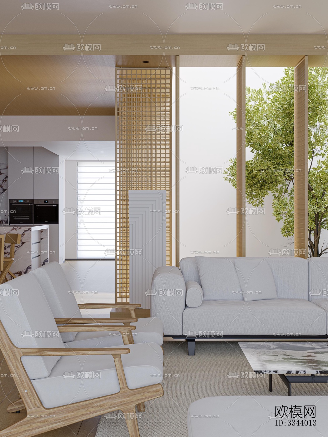 现代别墅效果图下载（渲染图12）