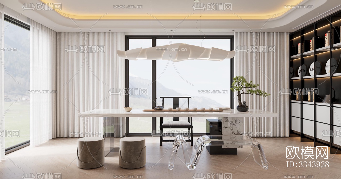 现代别墅效果图下载（渲染图3）