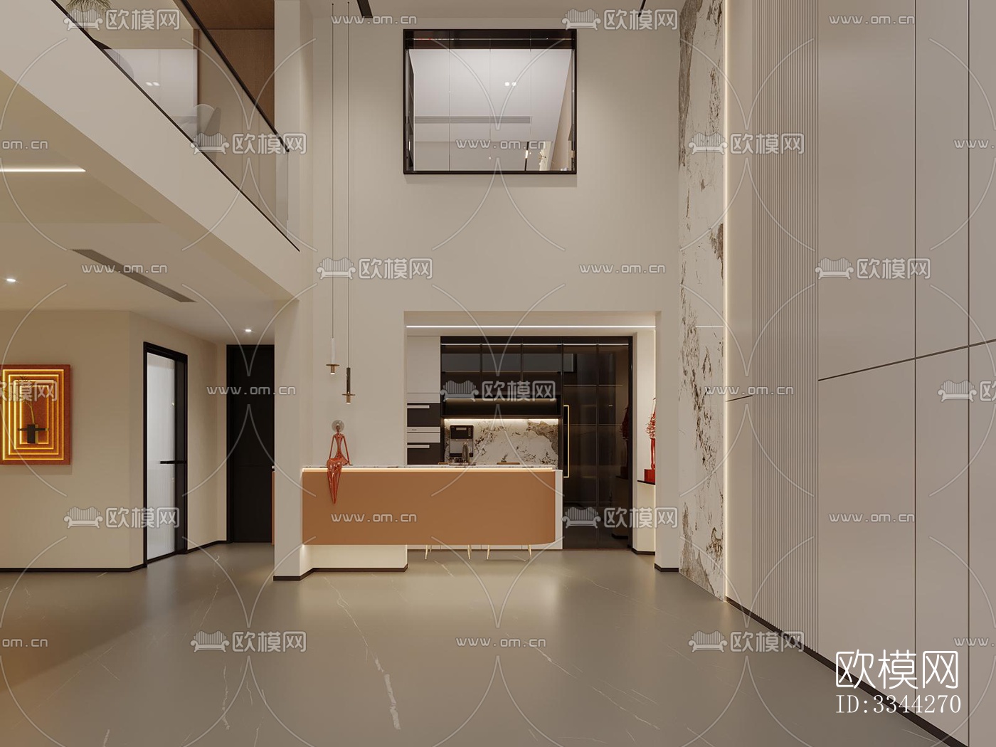 现代别墅效果图下载（渲染图1）