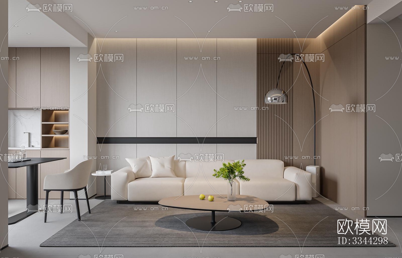 现代别墅效果图下载（渲染图3）