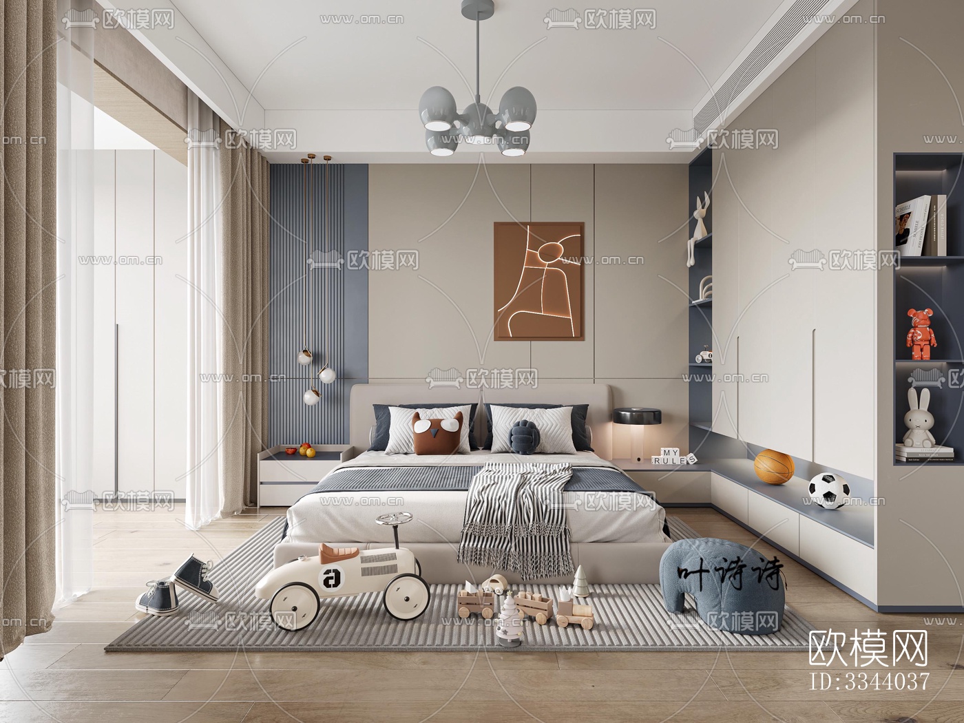 现代别墅效果图下载（渲染图12）